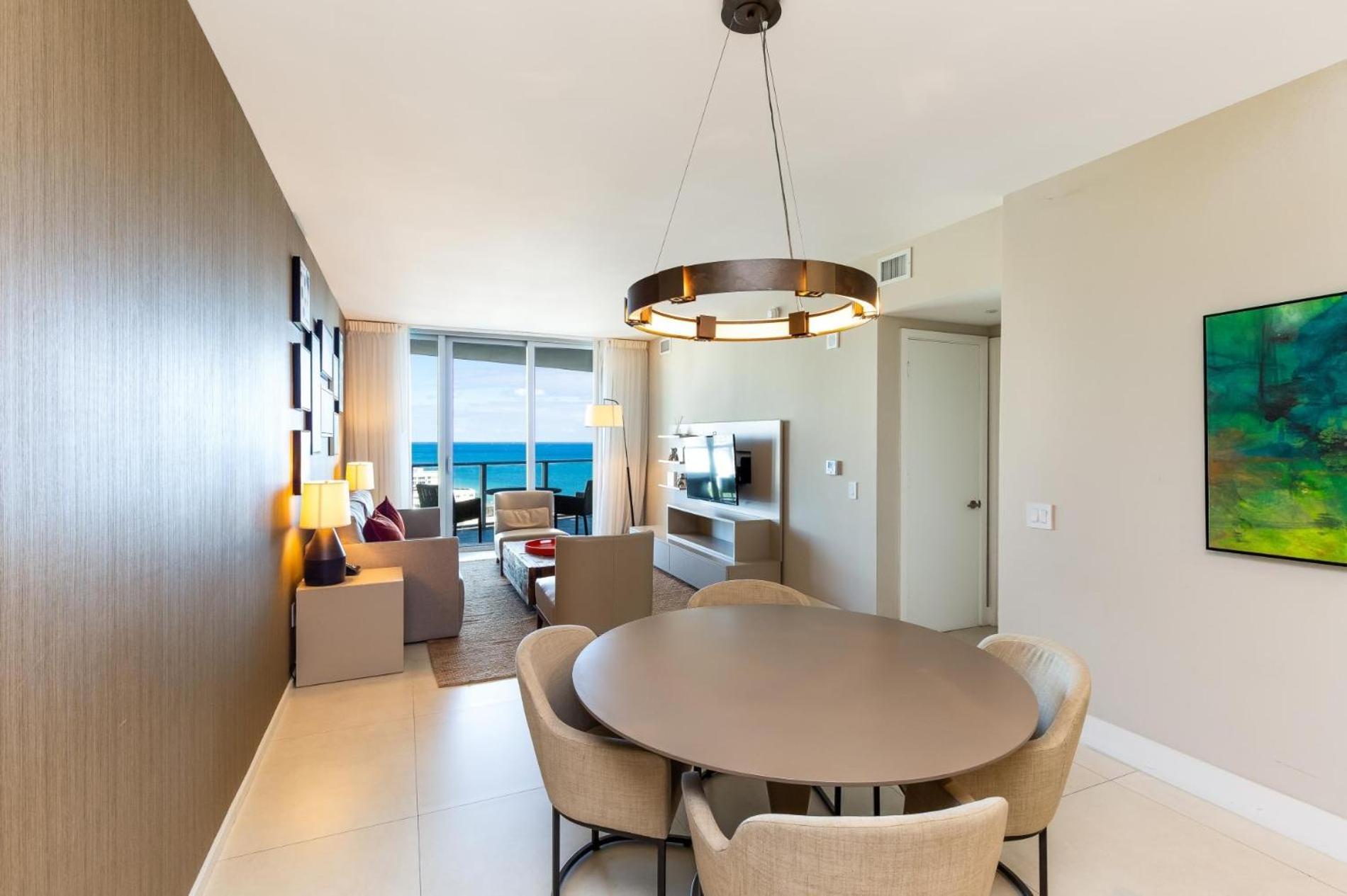 Ocean View 1 Bed On The Beach 19Th Floor Hollywood Hallandale Beach Zewnętrze zdjęcie