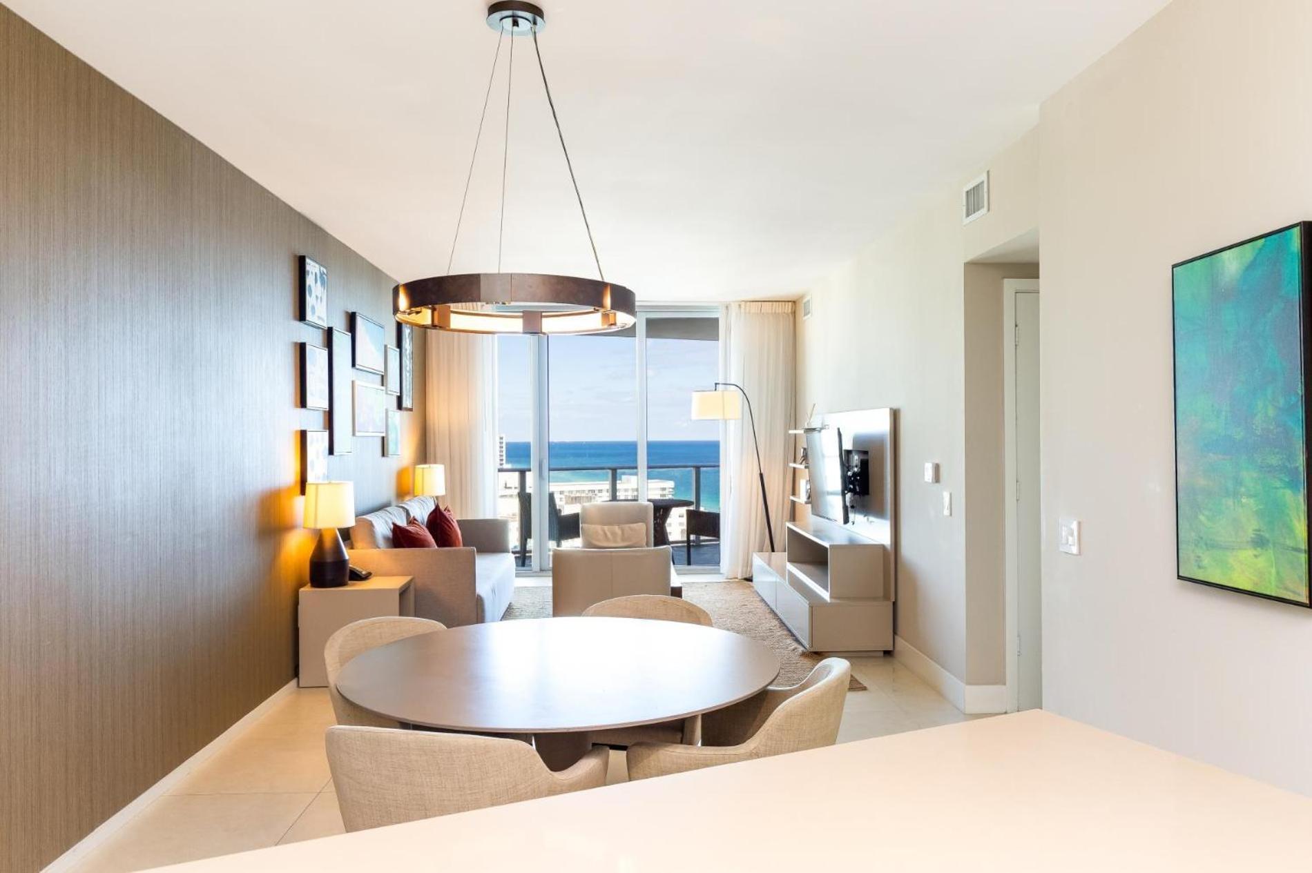 Ocean View 1 Bed On The Beach 19Th Floor Hollywood Hallandale Beach Zewnętrze zdjęcie