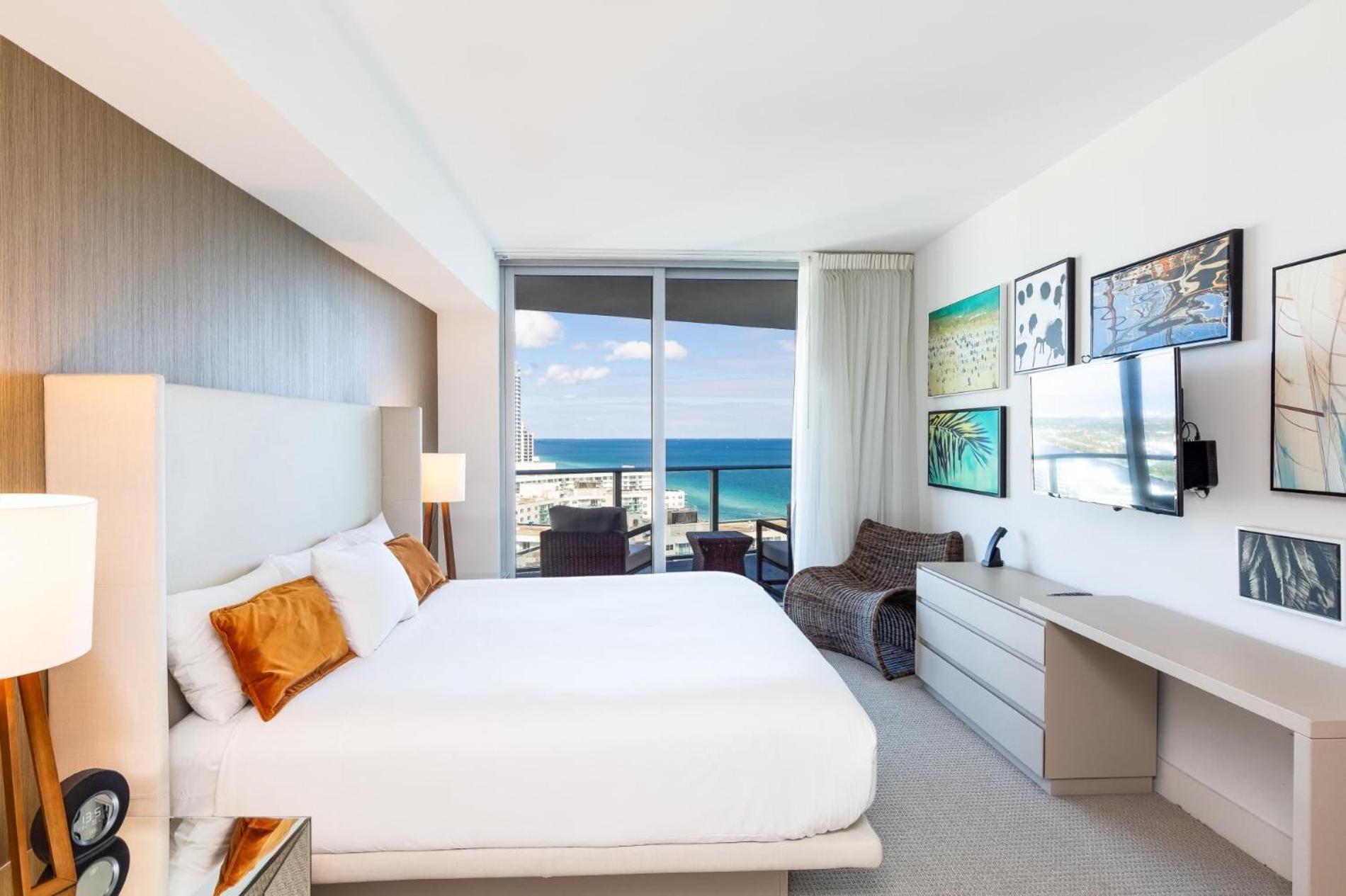 Ocean View 1 Bed On The Beach 19Th Floor Hollywood Hallandale Beach Zewnętrze zdjęcie